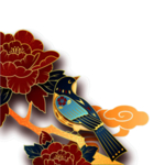 国潮花鸟素材