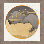 抽象山水