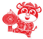 牛年剪纸 (1)