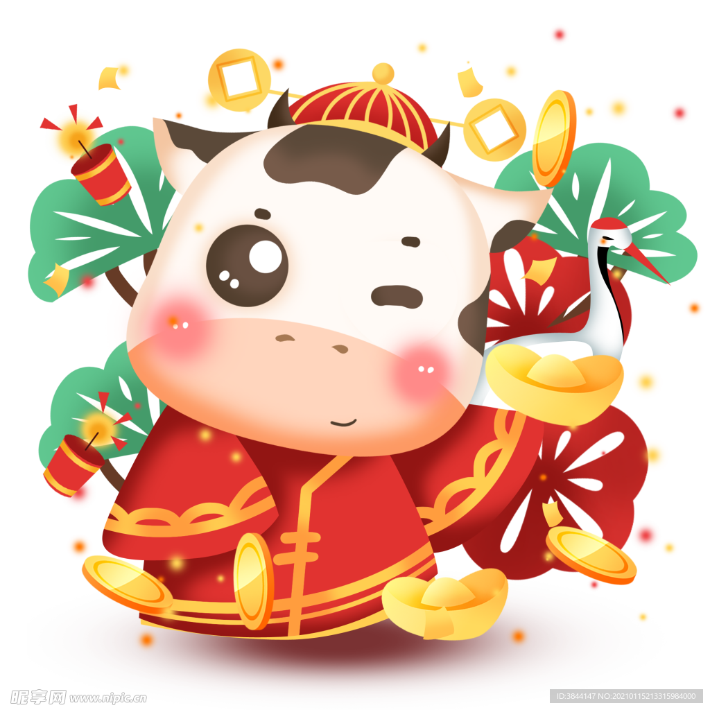 牛卡通形象 (17)