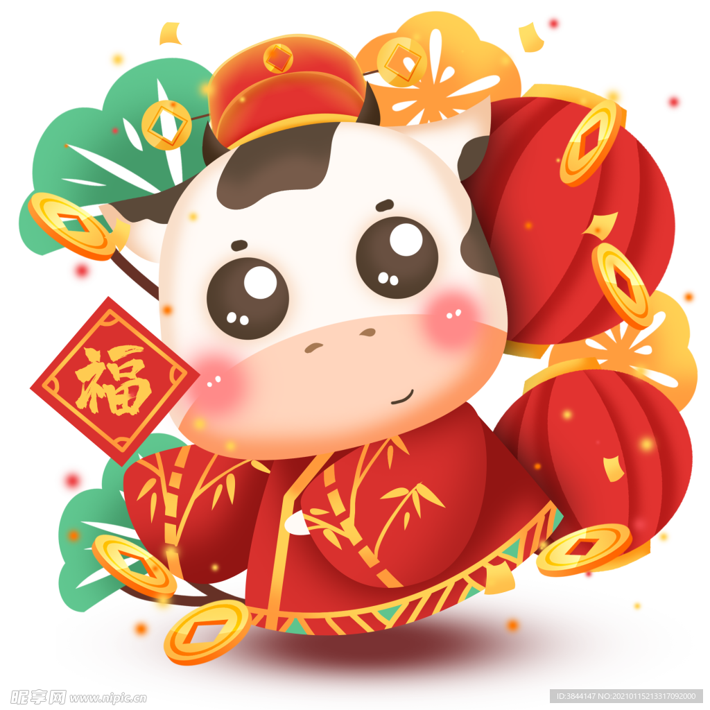 牛卡通形象 (18)