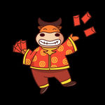 牛卡通形象 (145)