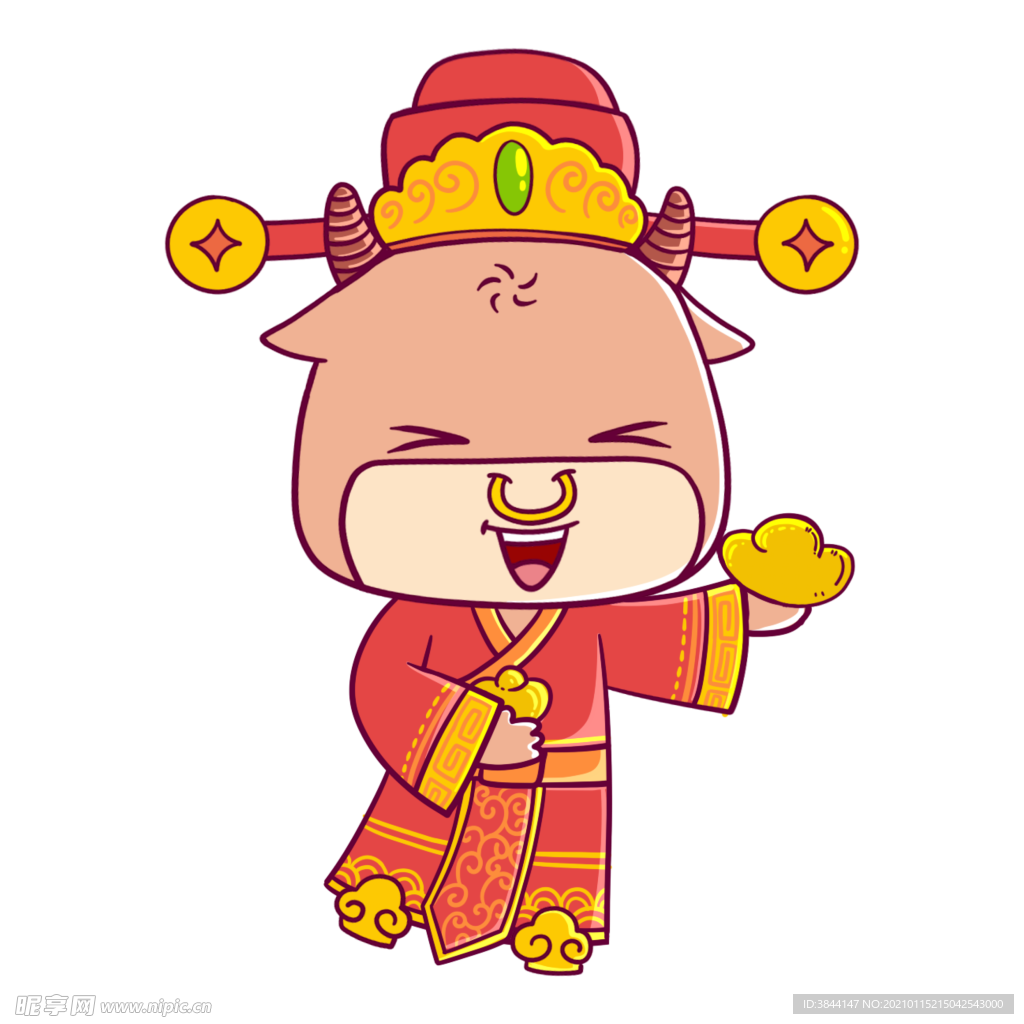 牛卡通形象 (149)