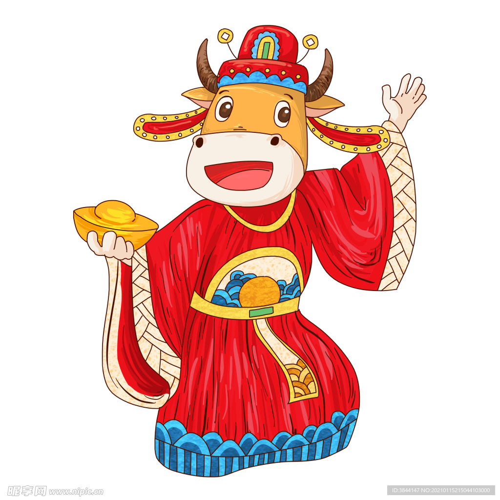 牛卡通形象 (151)