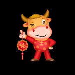 牛卡通形象 (172)