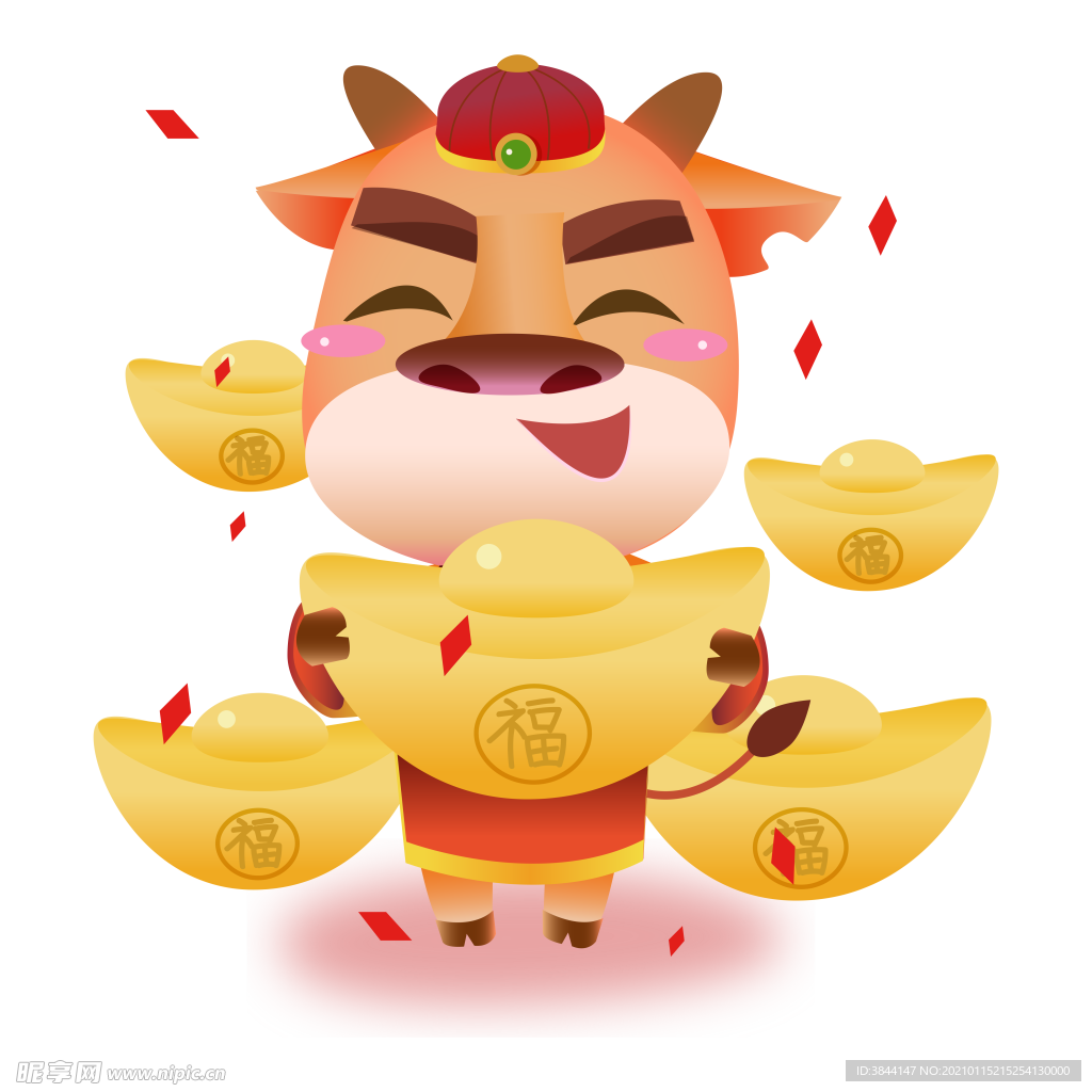 牛卡通形象 (200)