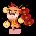 牛卡通形象 (203)