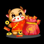 牛卡通形象 (222)