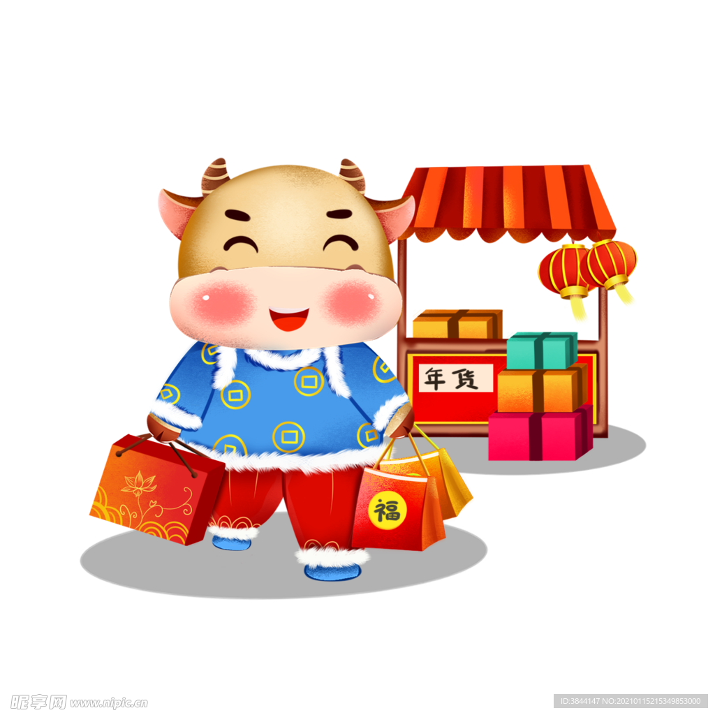 牛卡通形象 (226)