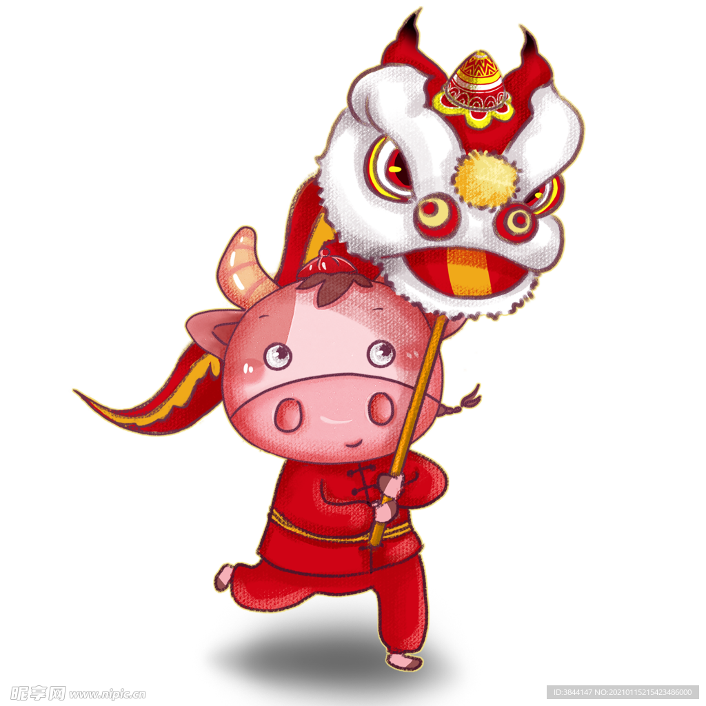 牛卡通形象 (243)