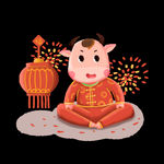 牛卡通形象 (267)