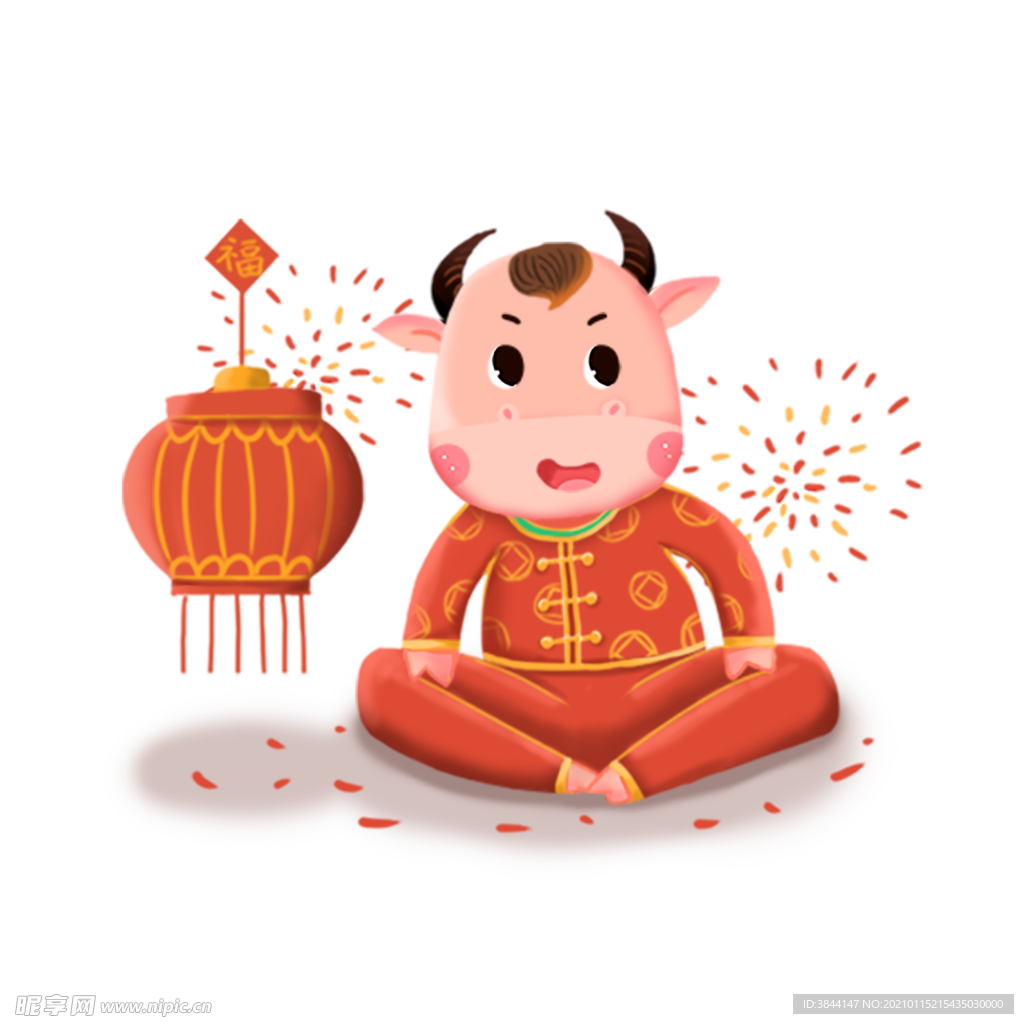 牛卡通形象 (267)