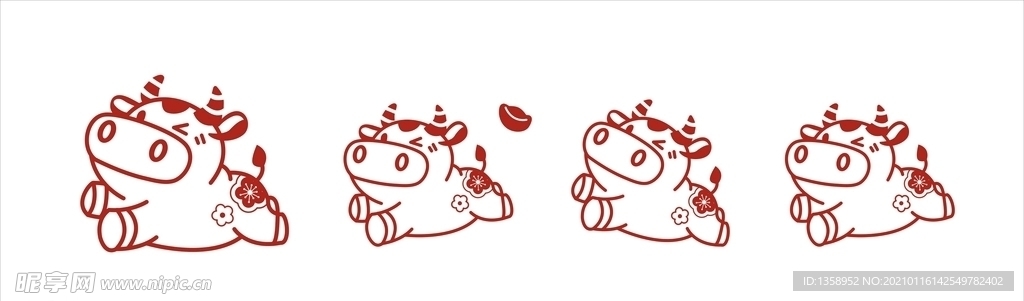 窗贴牛