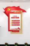 社会主义核心价值观竖版文化墙
