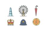 英国风情矢量图图片