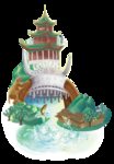 插画古建筑