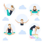 瑜伽yoga瑜珈动作