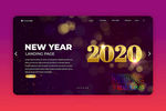 新年快乐矢量图