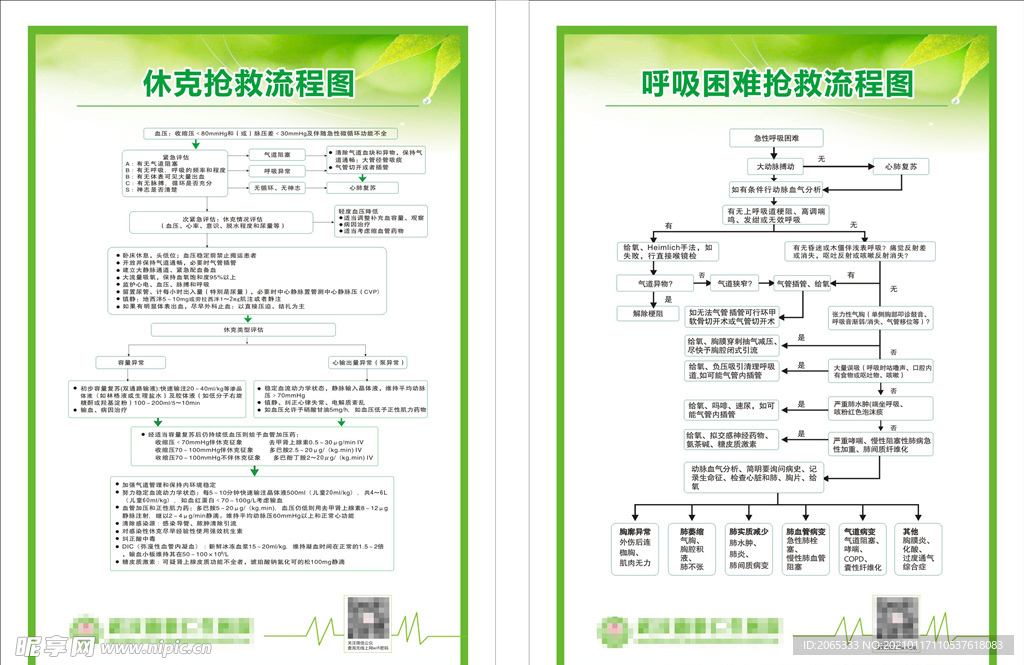 休克抢救流程图呼吸困难抢救流程