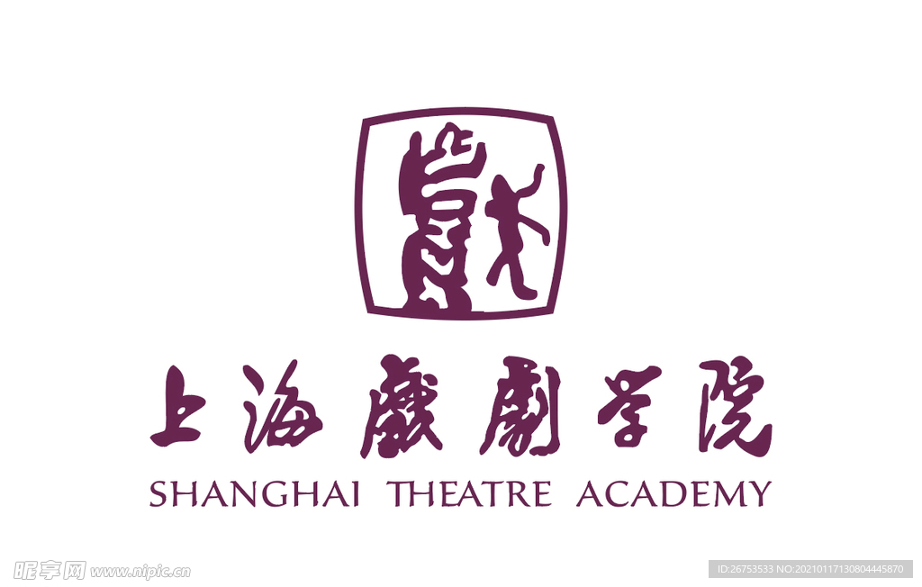 上海戏剧学院 校徽 LOGO
