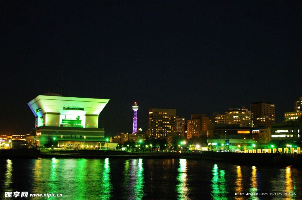 都市中心夜景