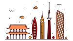 城市  地标 建筑素材