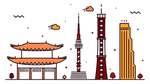 城市  地标 建筑素材
