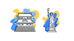 城市地标建筑素材