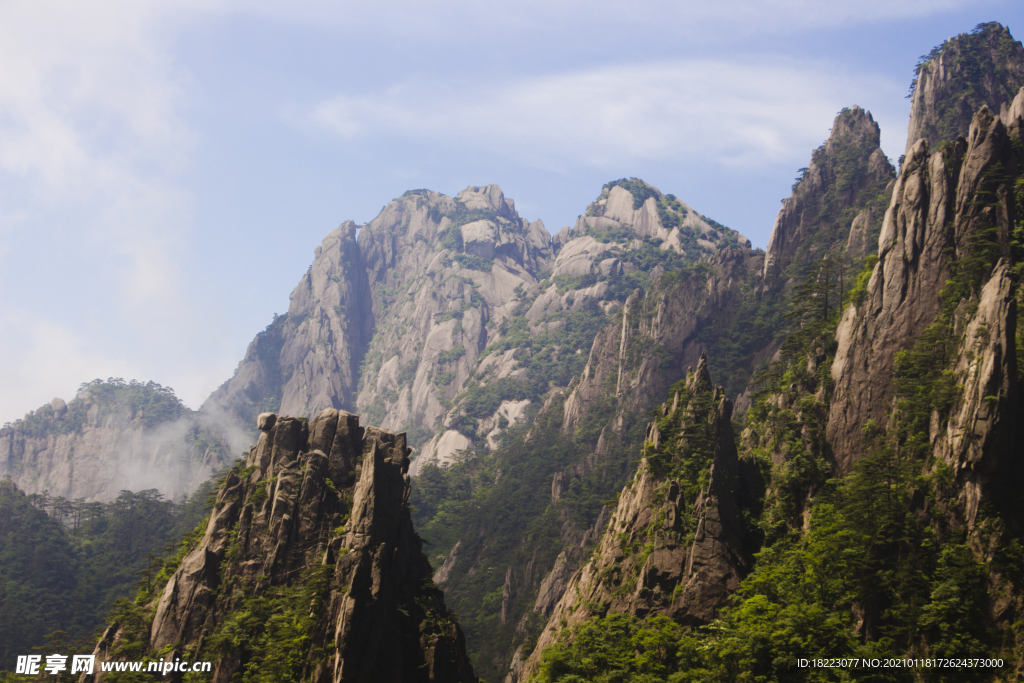 黄山 云海 山峰