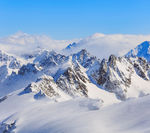 壮丽的雪山风景