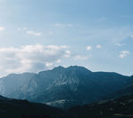 壮丽的高山风景