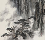 中国风水墨画海报