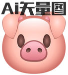 猪矢量图