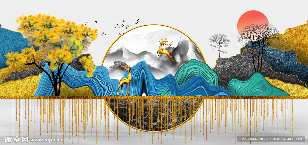 轻奢装饰画