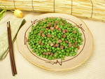 嫩豌豆烩牛肉