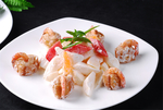 菜沙拉油条虾