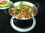 干锅带皮牛肉