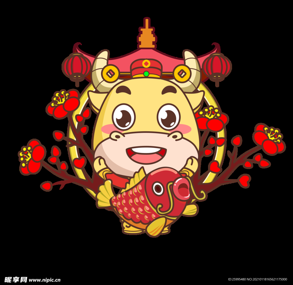 卡通牛