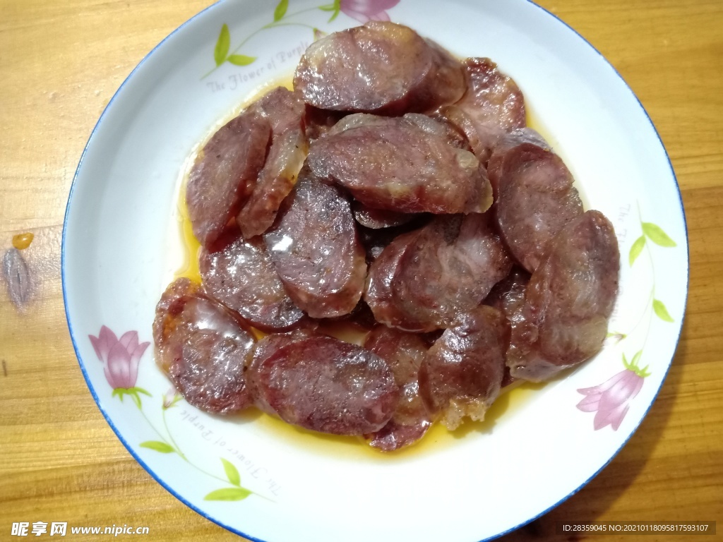 蒸腊肠