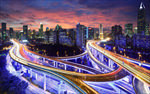 道路 城市 夜景