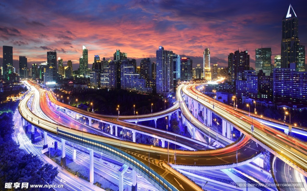道路 城市 夜景