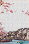 中国风古典水墨民俗古风装饰画