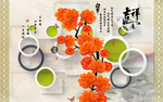 吉祥如意背景墙
