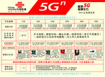 中国联通5G大礼包宣传单