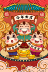 牛年大吉海报