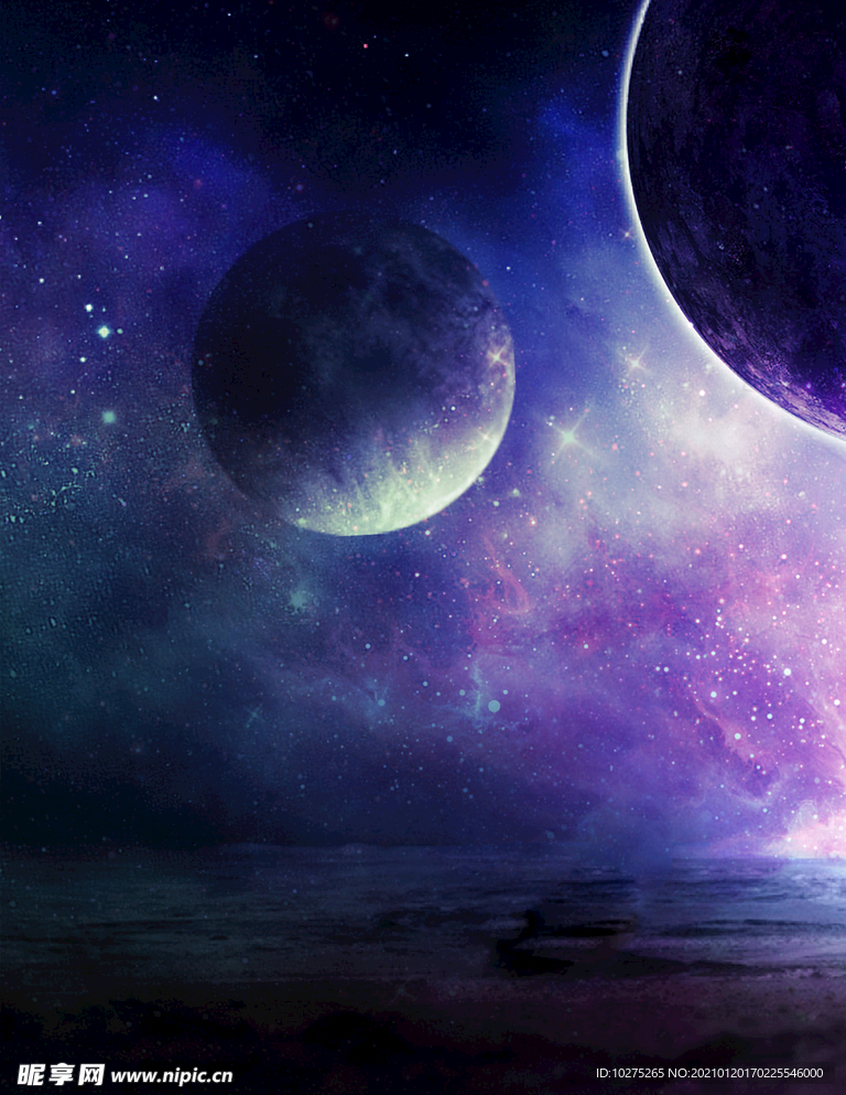 炫酷星球背景素材