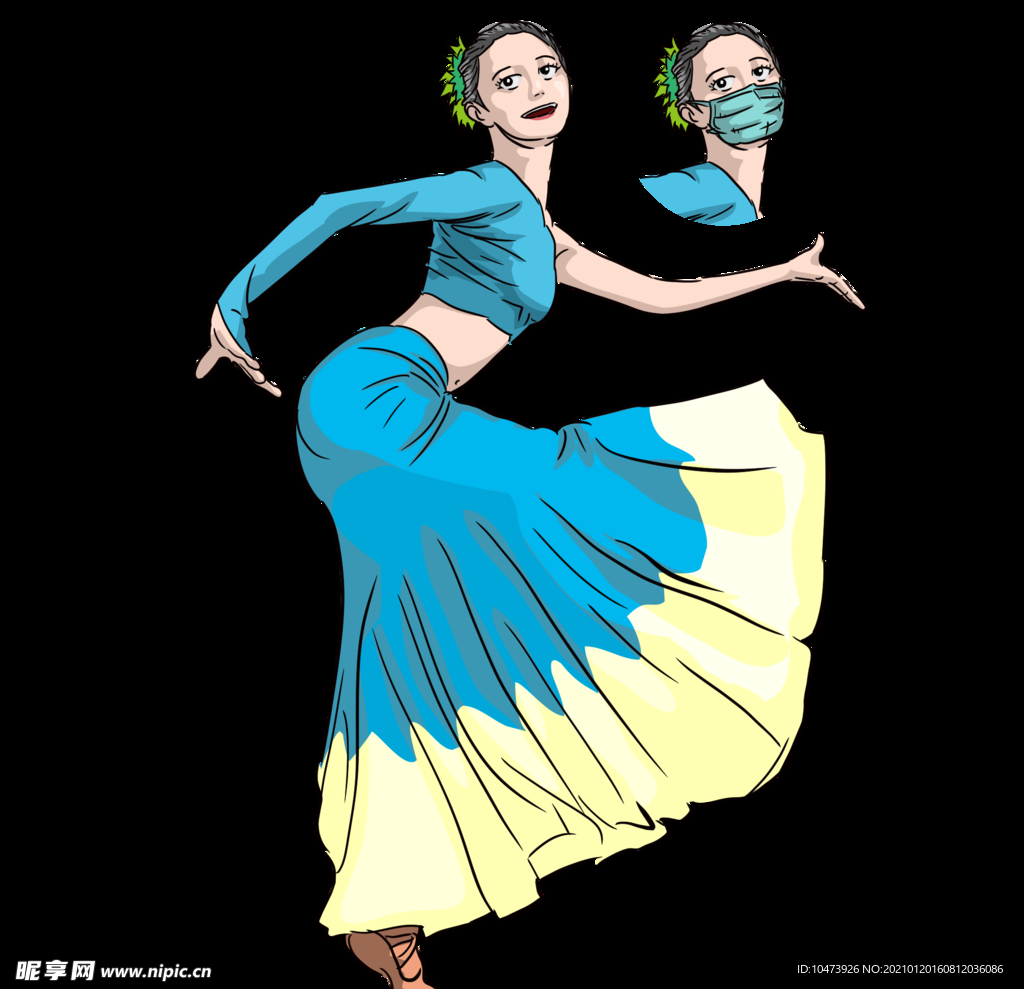 跳舞的美女