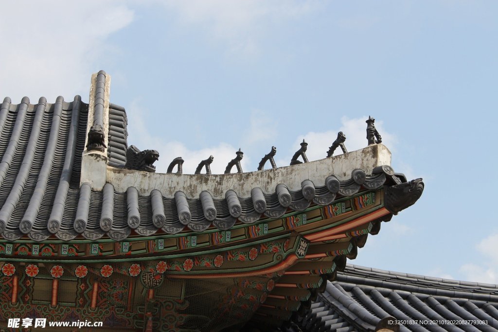 中国风宫殿寺庙图片素材