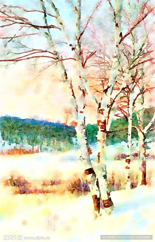 水彩画