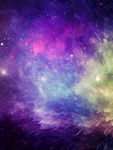 唯美紫色星空背景素材